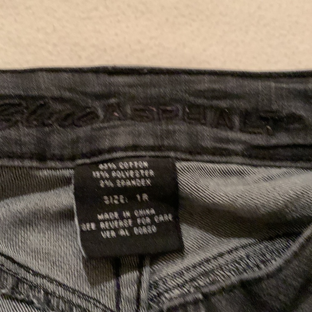 “The Road Is Paved In Blue” Two Pairs of Blue Asphalt Jeans - Picture 8 of 8